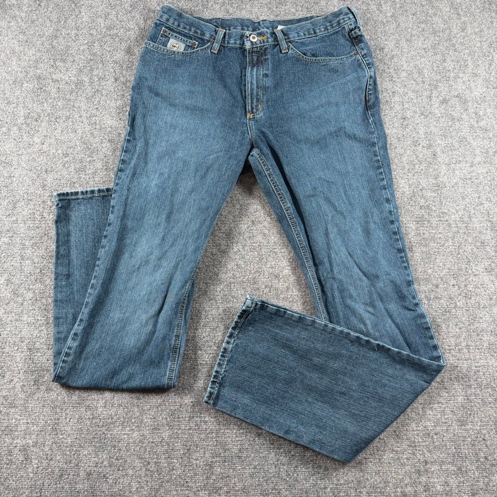 Cinch Green Label Jeans Mens 36x38 Blue Relaxed Fit Western Denim MB98034001